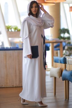 MOICR001 3 Pocket Denim Abaya