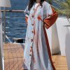 Rust & Ash grey Abaya