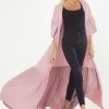 Pink Pleated Bottom Cape