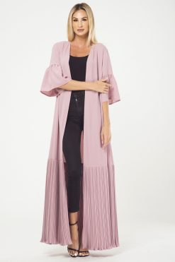 MBQ 000007 3 Pink Pleated Bottom Cape