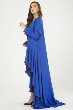 Blue Ruffled Cape 7 Blue Ruffled Cape
