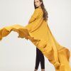 Yellow Ruffled Cape