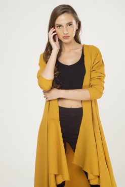 Yellow Ruffled Cape