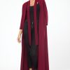 Maroon Collar - Tie Cape