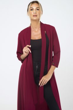 MBQ 000023 3 Maroon Collar - Tie Cape