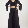 Cut Sleeves Dark Blue  Cape