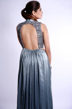 Grey Evening Dress