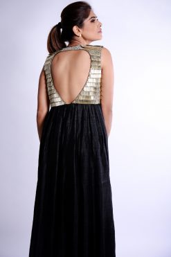 Gold And Black Evening Dress