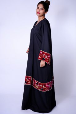 Multi colored Embroidered Abaya