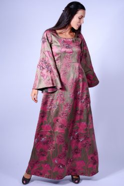 Pink & Brown Dress