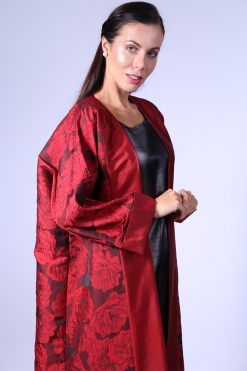 LS488 2 Red Bisht With Dress