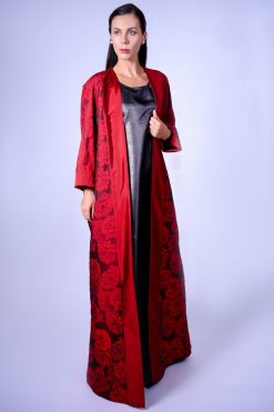 LS488 3 Red Bisht With Dress