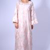 Peach Floral Jalabiya