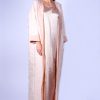 Peach Abaya with Dress