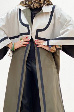 Two Toned Bisht Abaya