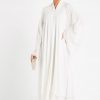 Umbrella style Off-white Abaya