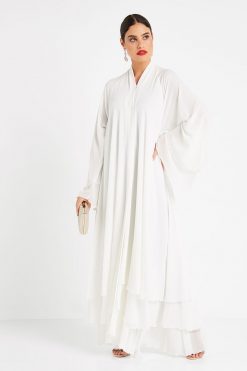 Umbrella style Off-white Abaya