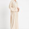 Fawn Collar Abaya