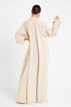 bsi3129 17 2 Fawn Collar Abaya