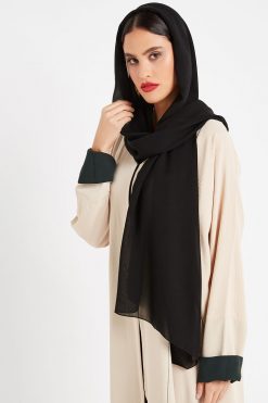 bsi3134 17 3 Fawn Collar Style Abaya