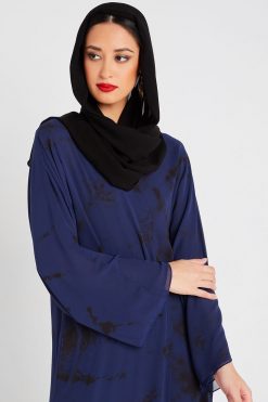 Bousni Self print abaya