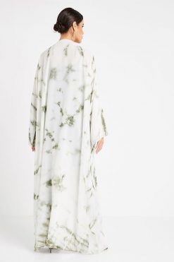 bsi3142 A 2 Self print Open Abaya