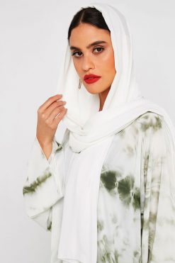Self print Open Abaya