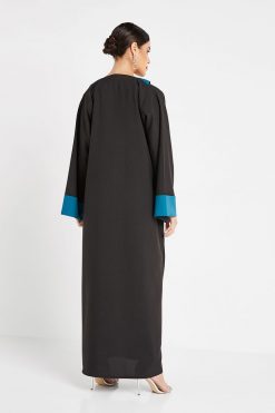 bsi3156 H 2 Front Open Modern Abaya