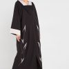 Front Open Crepe Abaya