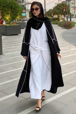 Black Abaya with Inner Dress Online