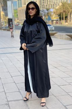 MOICT2013 3 Shimmer Black Abaya