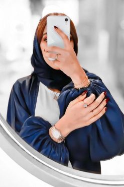 Blue Abaya Set