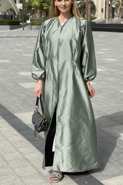 Satin Full Set Abaya 9 Satin Full Set Abaya