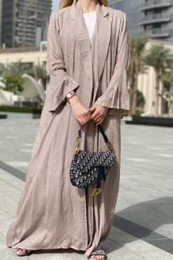 MOIS 000002 3 Linen Full Set Abaya