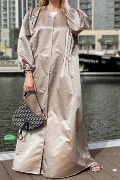 Pastel Abaya With Inner
