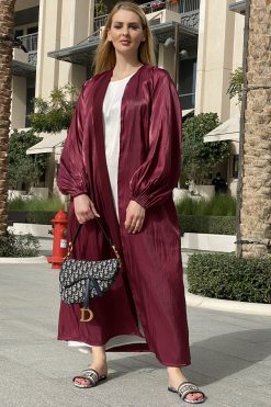MOIS 000007 4 Shimmer Full Set Abaya