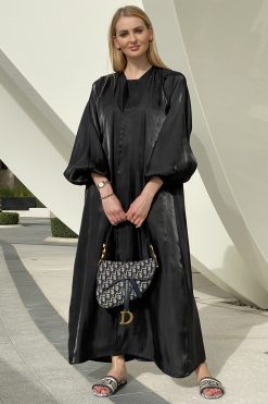 MOIS 000012 5 Black Abaya Set