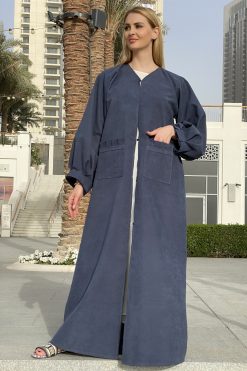 Bluish Abaya Set