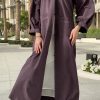 Muted Purple Abaya  Set