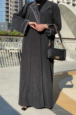 Abstract Threadwork Shamua Abaya