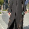 Black Abaya with Tatreez