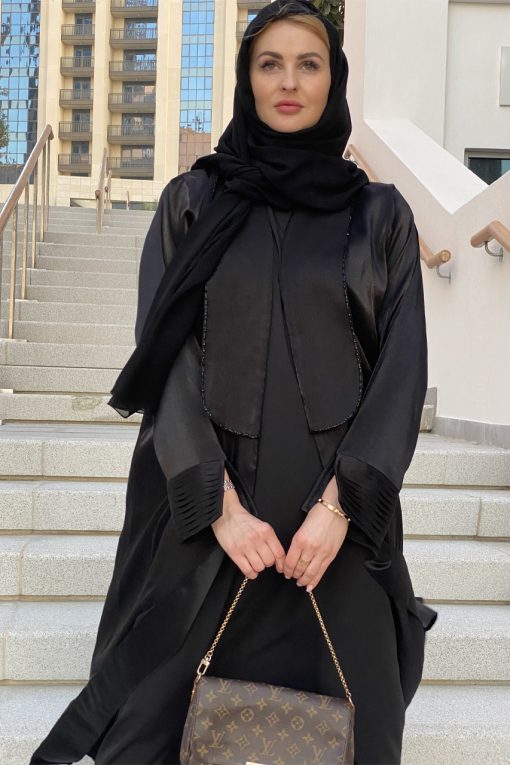 Shimmer Abaya set with Underdress & Sheila