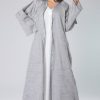 Trimmed Lace Silver Abaya Dress