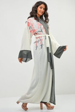V-Neck Wrap Abaya