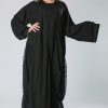 Elastic Waist Sequins Abaya 9 Elastic Waist Sequins Abaya
