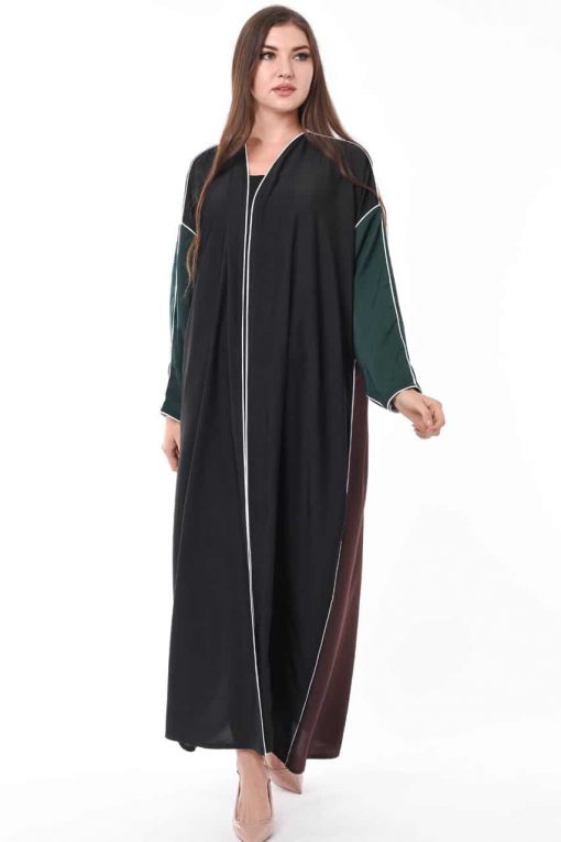 Tri Color Abaya