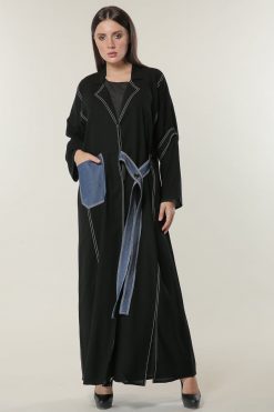 Black Casual Abaya