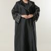 Contrast Piping Abaya