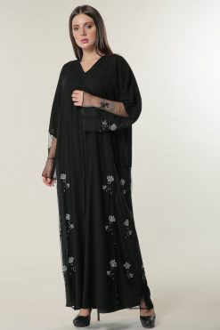 Floral Abaya Maxi