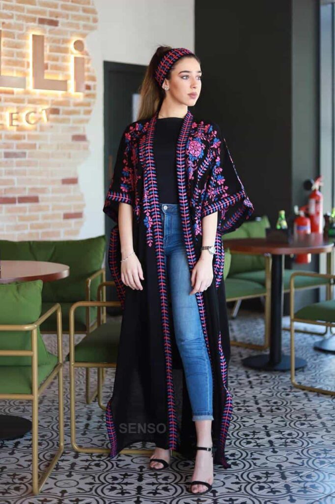 Em Embroidered Bisht